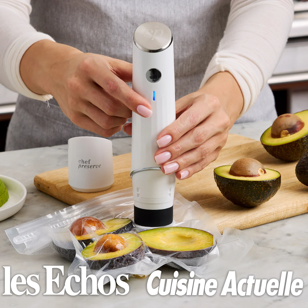 Chef Preserve - Machine Sous Vide Portable (+ 10 Sacs Réutilisables GRATUITS)